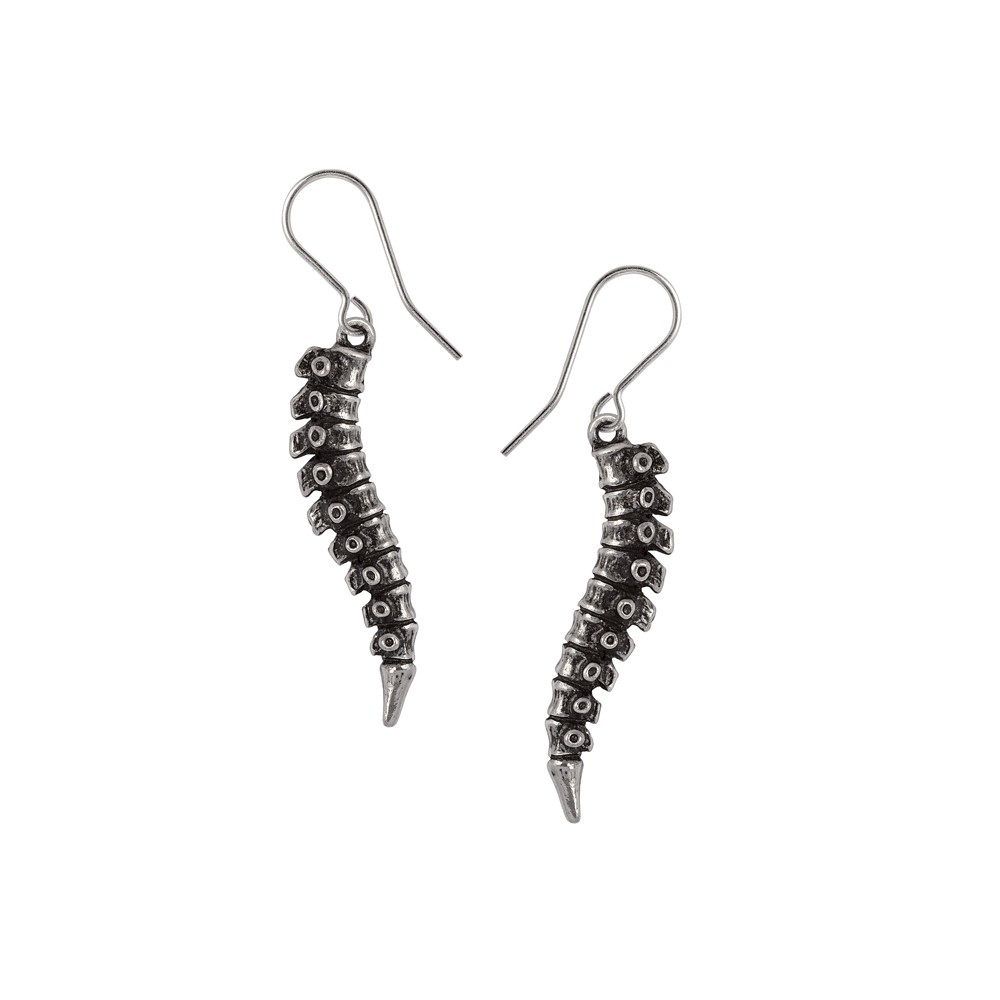 Alchemy - Spine Earrings - Silver coloured